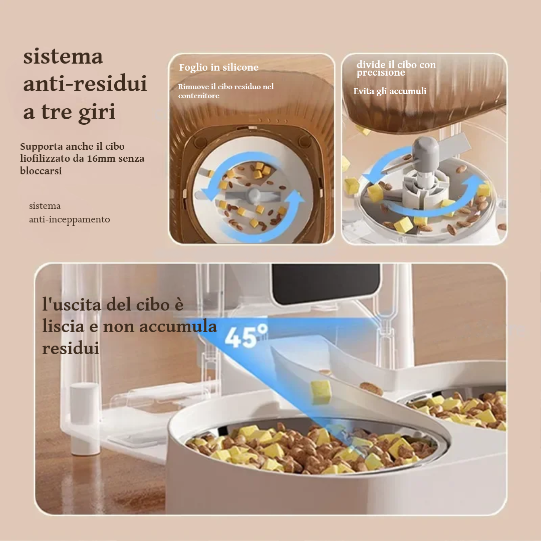 ALIMENTATORE AUTOMATICO PER ANIMALI