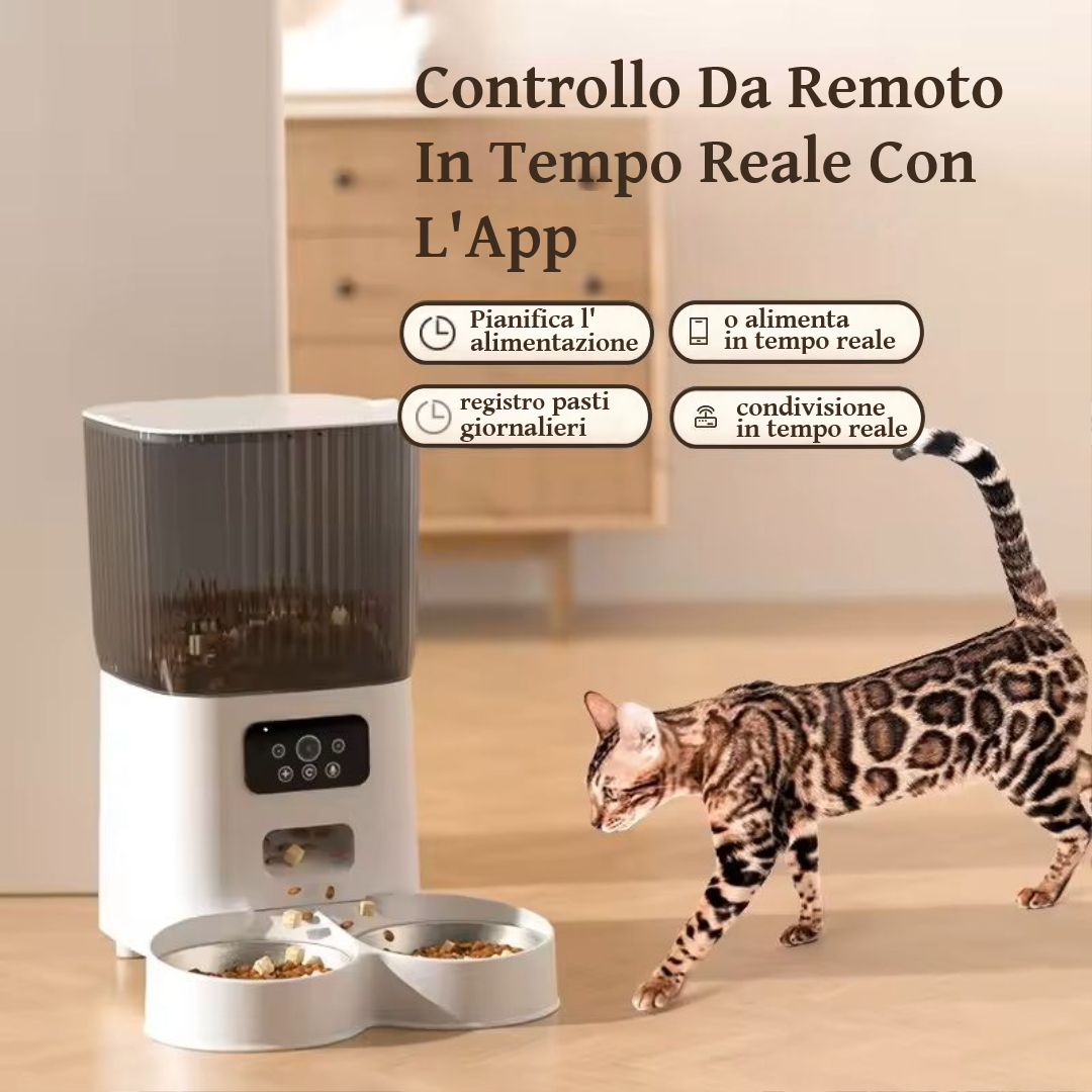 ALIMENTATORE AUTOMATICO PER ANIMALI